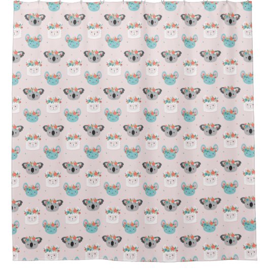 Llamas Shower Curtain Douchegordijn (Voorkant)