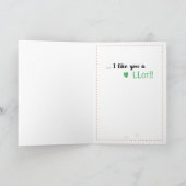 Llamas St. Patricks Day Shamrocks Kaart (Binnen)