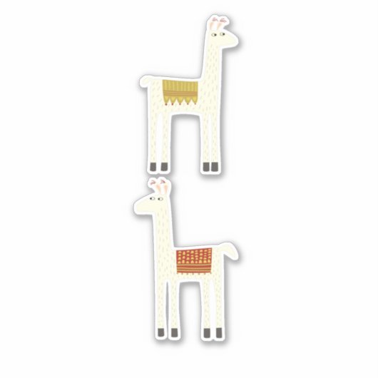 Llamas Sticker (Voorkant)