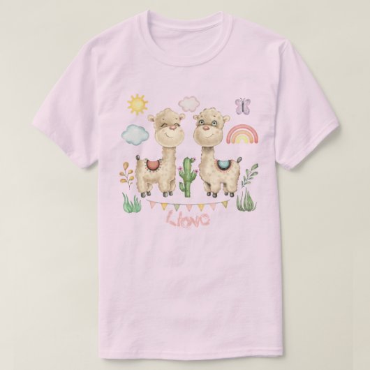 Llamas T-Shirt (Design voorkant)