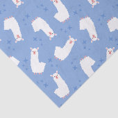 Llamas Tissuepapier (Detail)
