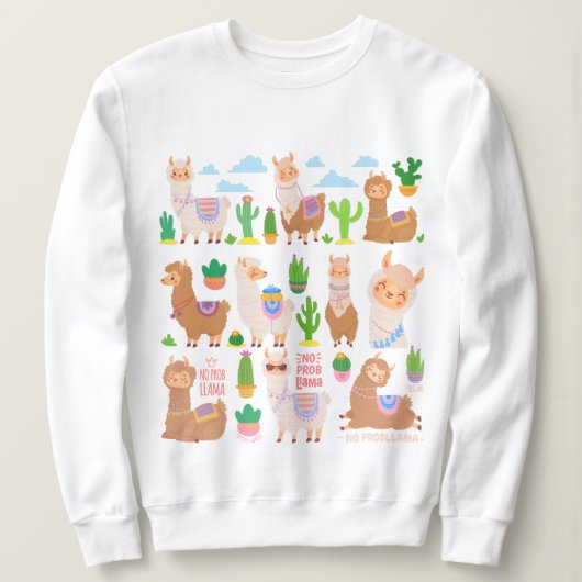 Llamas Trui (Design voorkant)