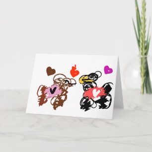 Llama's Valentijnsdag Kaart