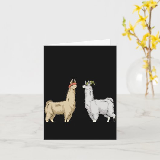 Llamas With Hats Carl Kaart (Gele Bloem)