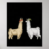 Llamas With Hats Carl Poster (Voorkant)