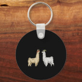 Llamas With Hats Carl Sleutelhanger (Voorkant)