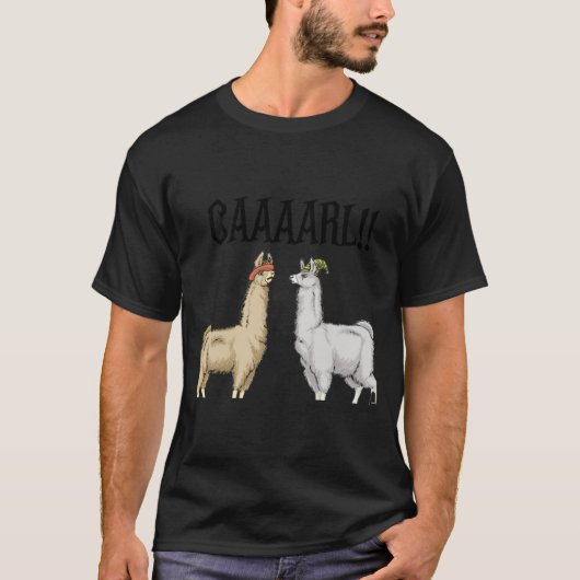 Llamas With Hats Carl T-shirt (Voorkant)