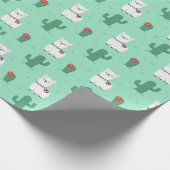 Llamas Wrapping Paper Cadeaupapier (Hoek)