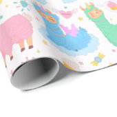 Llamas Wrapping Paper Cadeaupapier (Rol Hoek)