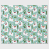 Llamas Wrapping Paper Cadeaupapier (Vlak)