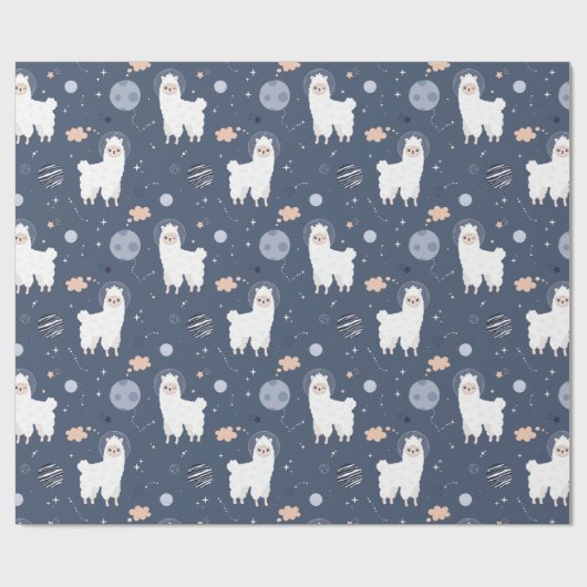 Llamas Wrapping Paper Cadeaupapier (Vlak)