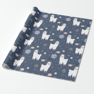 Llamas Wrapping Paper Cadeaupapier