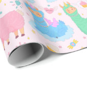 Llamas Wrapping Paper Cadeaupapier (Rol Hoek)