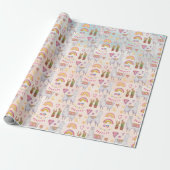 Llamas Wrapping Paper Cadeaupapier (Uitgerold)