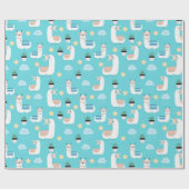 Llamas Wrapping Paper Cadeaupapier (Vlak)