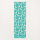Llamaste | Funny Llama Personalized Yoga Mat (Voorkant)