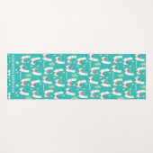 Llamaste | Funny Llama Personalized Yoga Mat (Voorkant (horizontaal))