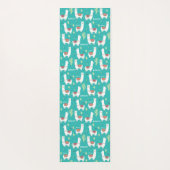 Llamaste | Grappige Lama Persoonlijke Yoga Mat (Achterkant)