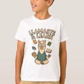 Llamaste & Learn – Mindful Study T-shirt (Voorkant)