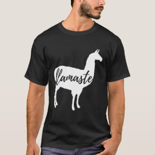 Llamaste Namaste Llama Alpaca Yoga Liefhebbers Fun T-shirt