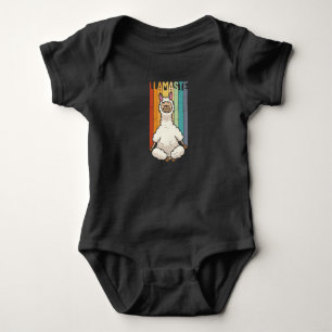 Llamaste Namaste Yoga Cute Llama Alpaca Romper