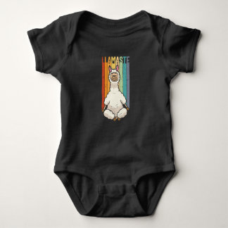 Llamaste Namaste Yoga Cute Llama Alpaca Romper