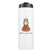 "Llamaste - stay calm and fluffy" Thermosbeker (Voorkant)