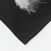 Llamaste Yoga Llama Met Zonnebril Fleece Deken (Hoek)