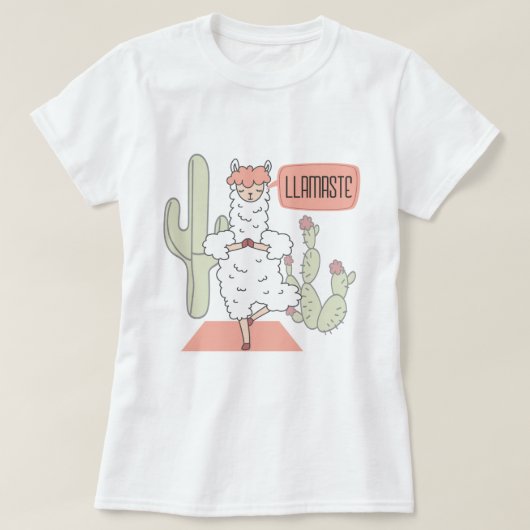 Llamaste Yoga T-shirt (Design voorkant)