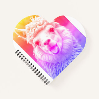 Llamastische stijl notitieboek