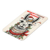 LLamazing Christmas Llama Holiday Magneet (Linkerzijde)