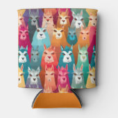 Llamazing Fiesta Stubby Holder, Rainbow Llama Blikjeskoeler (Voorkant)