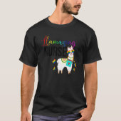 Llamazing Nurse Cute Llama Zonnebrillen Amazing Lg T-shirt (Voorkant)