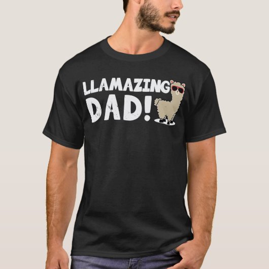 Llamazing Papa Llama T-shirt (Voorkant)