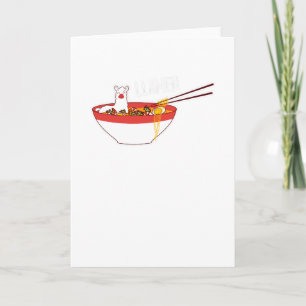 Llamen Funny Llama Ramen Gift voor Alpaca liefhebb Kaart