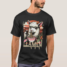 LLAMEN T-shirt ontwerp voor heren- of dameskleding
