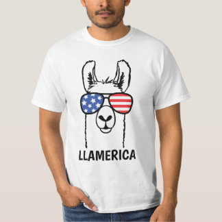 Llamerica, Funny Lllama shirt, 4 juli, Verenigde S T-shirt