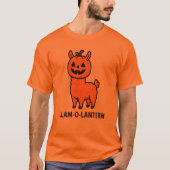 Llamo-o-lantern Halloween T-shirt (Voorkant)