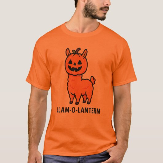 Llamo-o-lantern Halloween T-shirt (Voorkant)