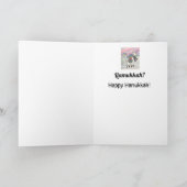 Llamukkah voor mijn vrouw Happy Hanukkah Holiday Kaart (Binnen)