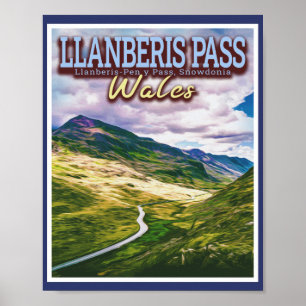 LLANBERIS PASS - SNOWDONIA - NOORD WALES POSTER