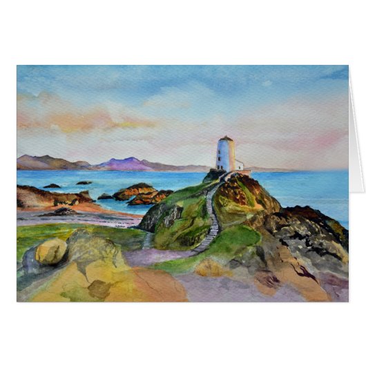 "Llanddwyn Island Lighthouse", Anglesey (Voorkant Horizontaal)