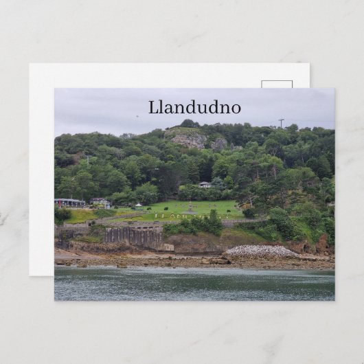 Llandudno Briefkaart (Voorkant / Achterkant)