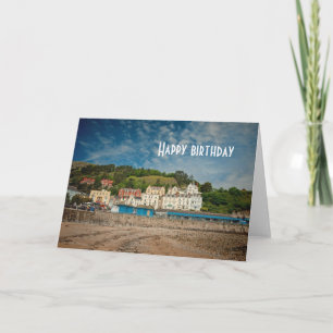 Llandudno Schilderachtig kuststrand uitzicht in Wa Kaart