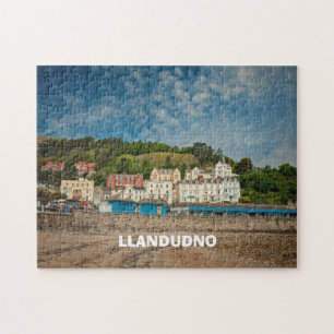 Llandudno Schilderachtig kuststrand uitzicht in Wa Legpuzzel