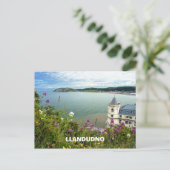 Llandudno Wales UK Uitzicht uit Great Orme Briefkaart (Staand voorkant)