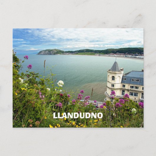 Llandudno Wales UK Uitzicht uit Great Orme Briefkaart (Voorkant)