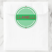 Llanelli City Pride Embleem – Welshe Identiteit Ronde Sticker (Tas)