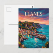 Llanes Spanje Briefkaart (Voorkant / Achterkant)