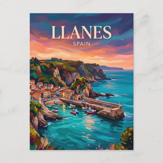Llanes Spanje Briefkaart (Voorkant)